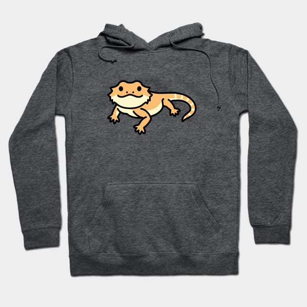 Bearded Dragon Hoodie by littlemandyart